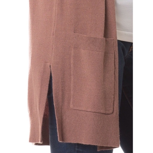 Long Sleeve Cardigan with Side Detail - Picture 2 of 3
